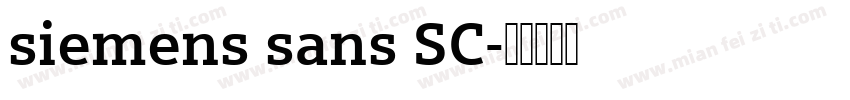 siemens sans SC字体转换